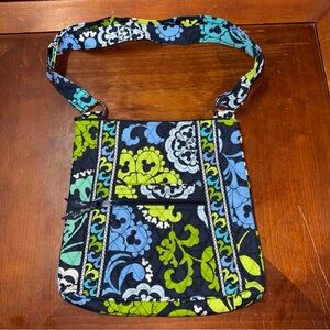 Disney Parks Vera Bradley Where’s Mickey Hipster Crossbody Bag Blue & Green New